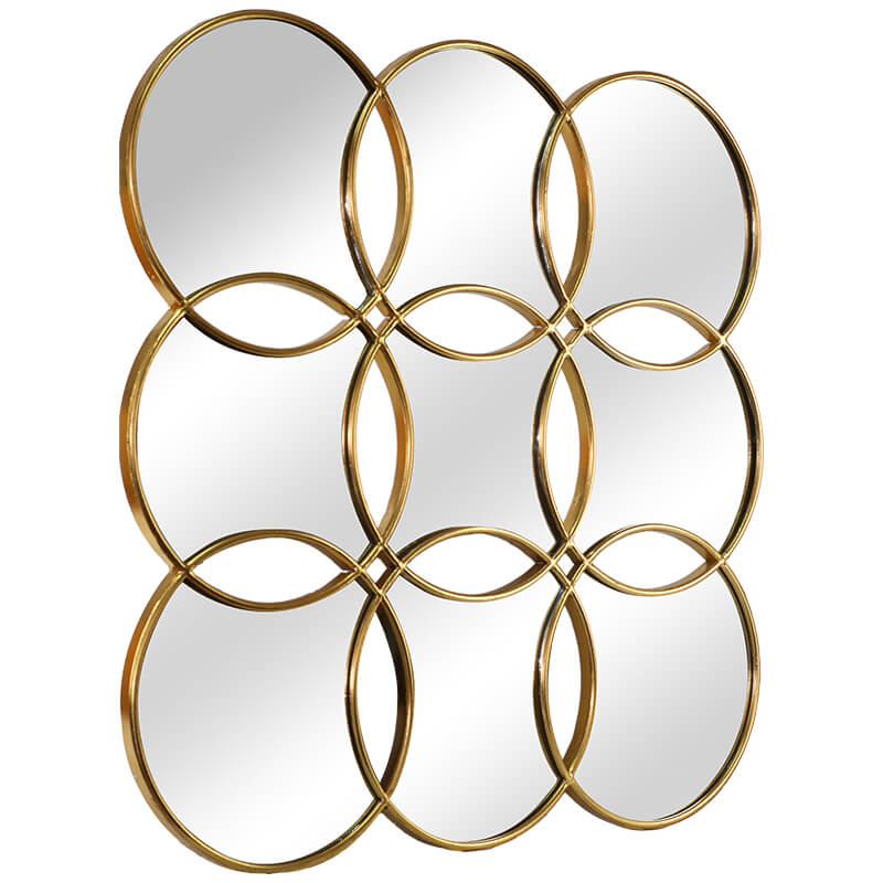 Curated visual reference: Gallery Detail: Circular Mirror And Metal Wall Decoration 89Cm X 89Cm